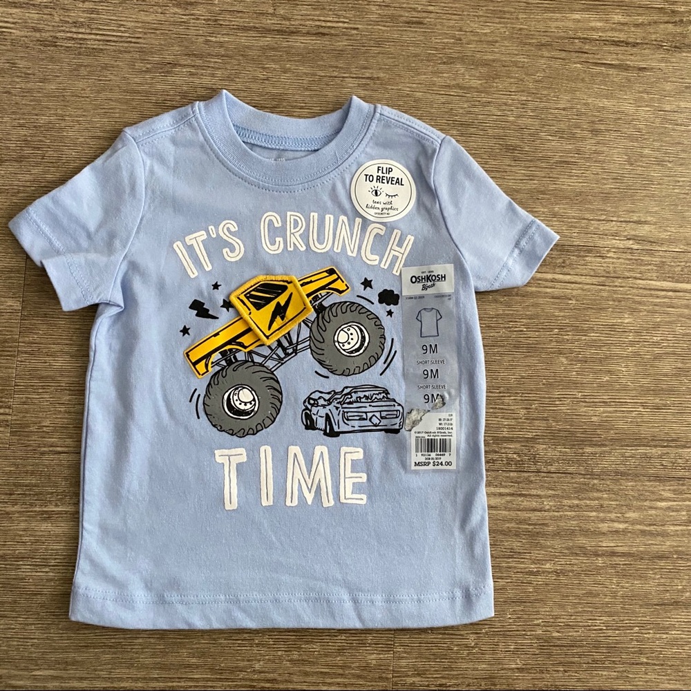 Oshkosh Flip & Reveal Truck Graphic Short Tee